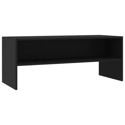 vidaXL TV omarica črna 100x40x40 cm iverna plošča