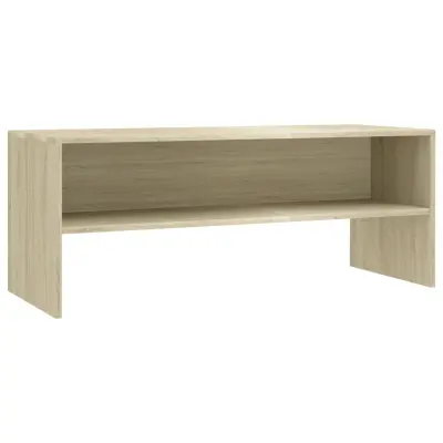 vidaXL TV omarica sonoma hrast 100x40x40 cm iverna plošča