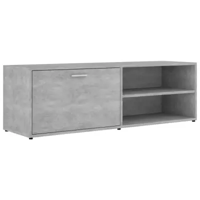 vidaXL TV omarica betonsko siva 120x34x37 cm iverna plošča