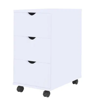 vidaXL Predalnik 33x45x60 cm bele barve