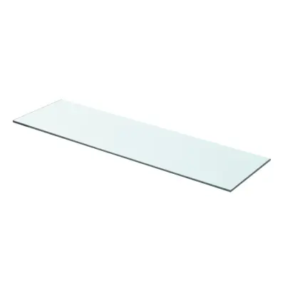 vidaXL Polica Prosojno Steklo 70x20 cm