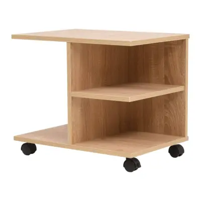 vidaXL Vrtljiva polica 50x35x42 cm hrast