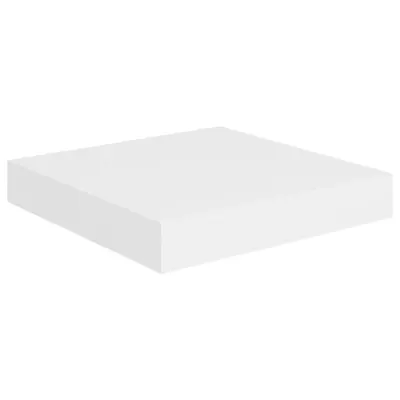 vidaXL Stenska polica bela 23x23,5x3,8 cm MDF