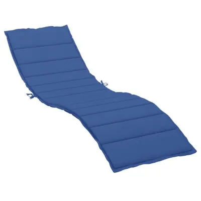 vidaXL Blazina za ležalnik kraljevsko modra 200x70x3 cm oxford tkanina