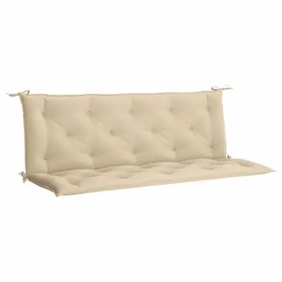 vidaXL Blazina za vrtno klop bež 150x(50+50)x7 cm oxford tkanina