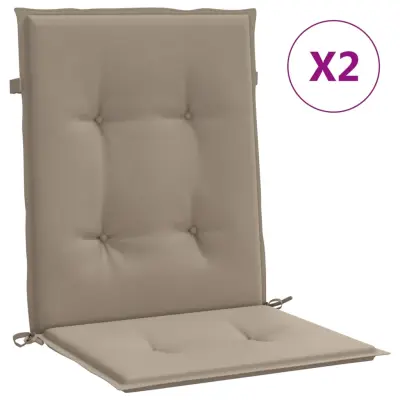 vidaXL Blazine za vrtne stole 2 kosa taupe 100x50x3 cm oxford tkanina