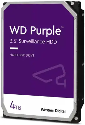 trdi disk WD Purple, 4TB, SATA3, 6Gb/s, 256MB