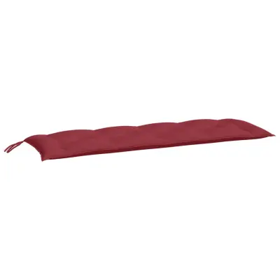 vidaXL Blazina za vrtno klop vinsko rdeča 150x50x7 cm oxford tkanina