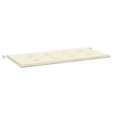 vidaXL Blazina za vrtno klop krem 100x50x4 cm oxford tkanina