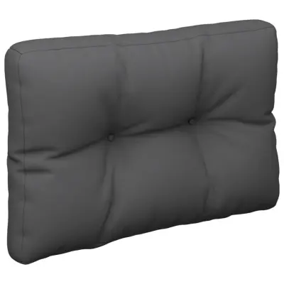 vidaXL Blazina za kavč iz palet antracitna 60x40x12 cm