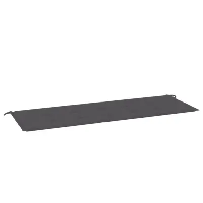 vidaXL Blazina za vrtno klop antracit 150x50x3 cm oxford tkanina