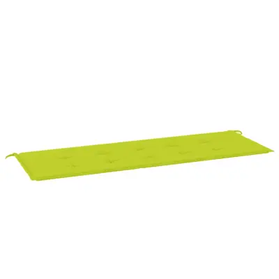 vidaXL Blazina za vrtno klop svetlo zelena 150x50x3 cm oxford tkanina