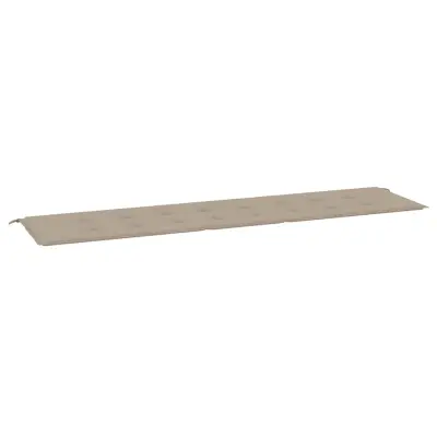 vidaXL Blazina za vrtno klop taupe 200x50x4 cm oxford tkanina