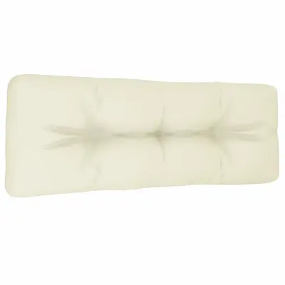 vidaXL Blazina za kavč iz palet krem 120x40x12 cm