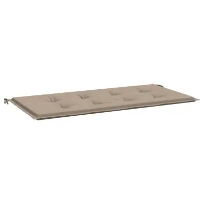 vidaXL Blazina za vrtno klop taupe 120x50x4 cm oxford tkanina