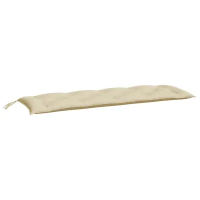 vidaXL Blazina za vrtno klop bež 150x50x7 cm oxford tkanina