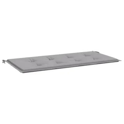 vidaXL Blazina za vrtno klop siva 120x50x4 cm oxford tkanina