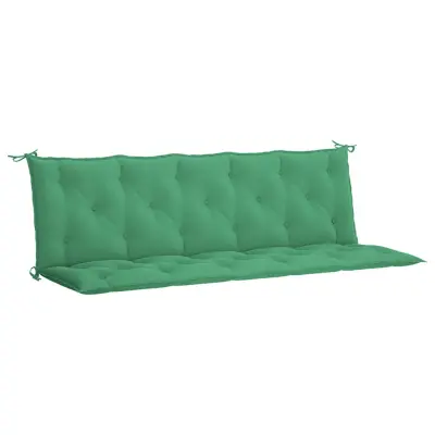 vidaXL Blazina za vrtno klop zelena 180x(50+50)x7 cm oxford tkanina