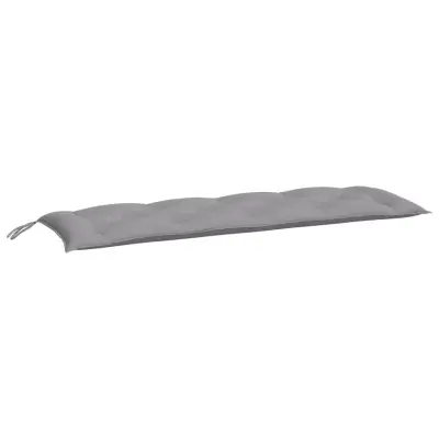 vidaXL Blazina za vrtno klop siva 150x50x7 cm oxford tkanina
