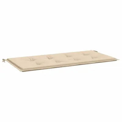 vidaXL Blazina za vrtno klop bež 120x50x4 cm oxford tkanina