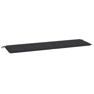 vidaXL Blazina za vrtno klop črna 180x50x4 cm oxford tkanina