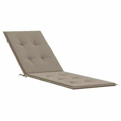 vidaXL Blazina za ležalnik taupe (75+105)x50x4 cm