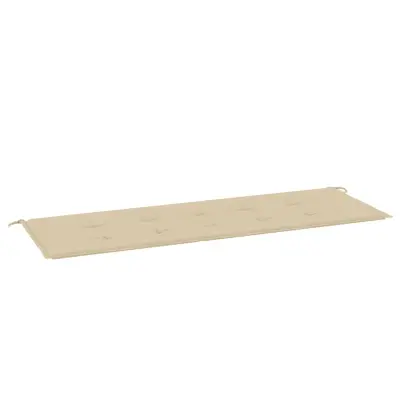 vidaXL Blazina za vrtno klop bež 150x50x4 cm oxford tkanina