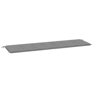 vidaXL Blazina za vrtno klop siva 180x50x3 cm oxford tkanina