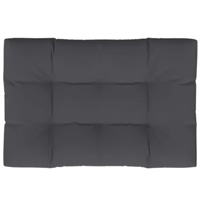 vidaXL Blazina za kavč iz palet antracitna 120x80x12 cm