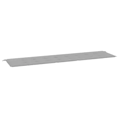 vidaXL Blazina za vrtno klop siva 200x50x4 cm oxford tkanina