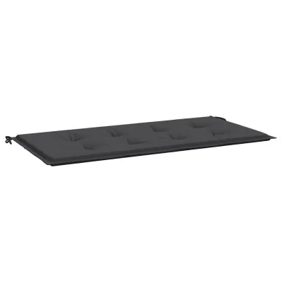 vidaXL Blazina za vrtno klop črna 100x50x4 cm oxford tkanina