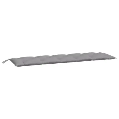 vidaXL Blazina za vrtno klop siva 180x50x7 cm oxford tkanina
