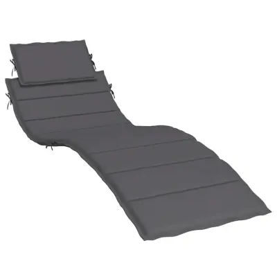 vidaXL Blazina za ležalnik antracit 186x58x4 cm oxford tkanina