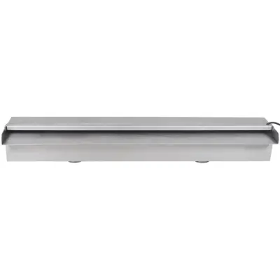 vidaXL Pravokotna fontana za bazen LED slap nerjaveče jeklo 60 cm