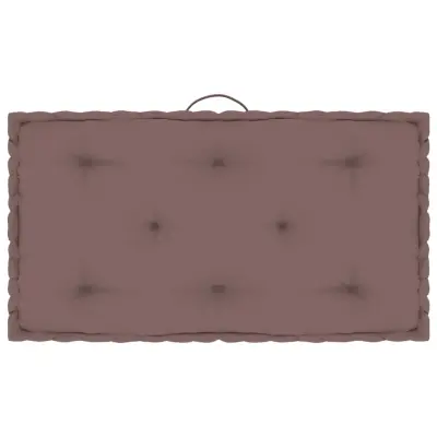 vidaXL Talna blazina za paleto taupe 73x40x7 cm bombaž