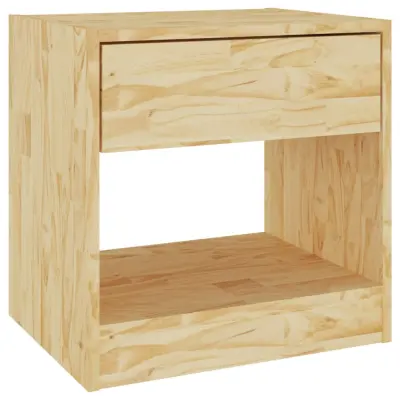 vidaXL Nočna omarica 40x31x40 cm trdna borovina