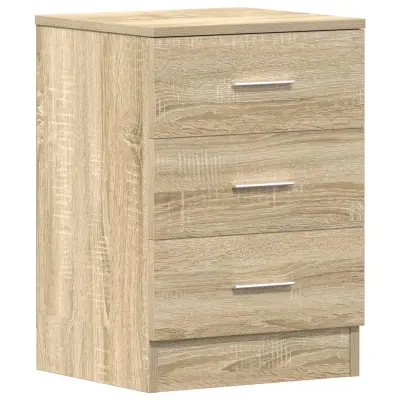 vidaXL Nočna omarica sonoma hrast 38x35x56 cm iverna plošča