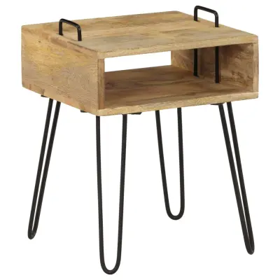 vidaXL Nočna mizica iz trdnega mangovega lesa 40x34x47 cm
