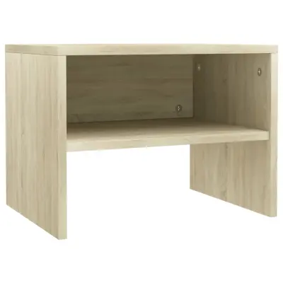 vidaXL Nočna omarica sonoma hrast 40x30x30 cm iverna plošča