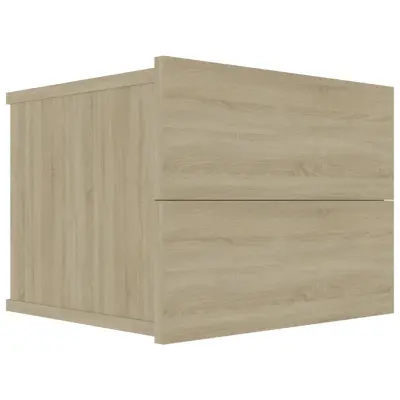 vidaXL Nočna omarica sonoma hrast 40x30x30 cm iverna plošča