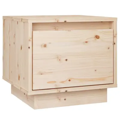 vidaXL Nočna omarica 35x34x32 cm trdna borovina