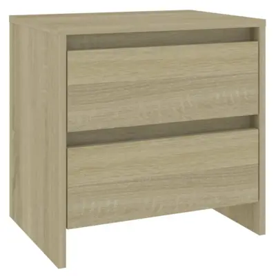 vidaXL Nočna omarica sonoma hrast 45x34,5x44,5 cm iverna plošča