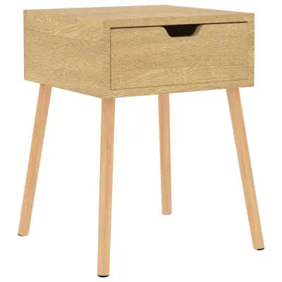 vidaXL Nočna omarica sonoma hrast 40x40x56 cm inženirski les