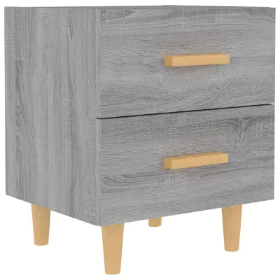 vidaXL Nočna omarica siva sonoma 40x35x47,5 cm