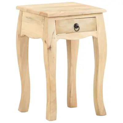 vidaXL Nočna omarica 28x28x46 cm trden mangov les