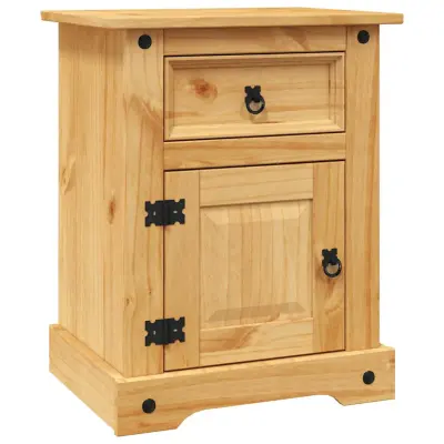 vidaXL Nočna omarica mehiška borovina Corona Range 53x39x66 cm