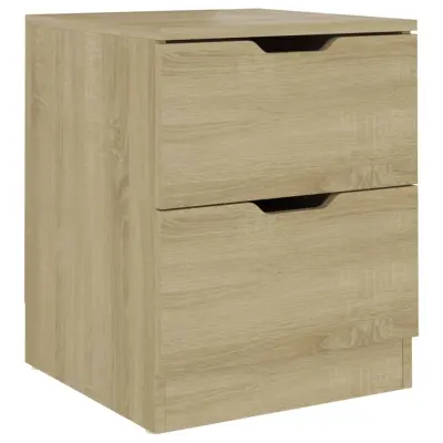 vidaXL Nočna omarica sonoma hrast 40x40x50 cm iverna plošča
