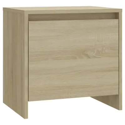vidaXL Nočna omarica sonoma hrast 45x34x44,5 cm iverna plošča