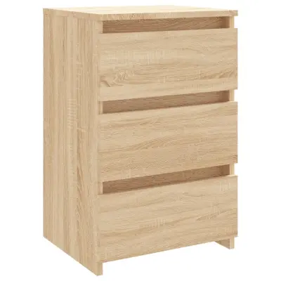 vidaXL Nočna omarica sonoma hrast 40x35x62,5 cm konstruiran les