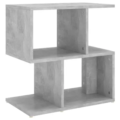 vidaXL Nočna omarica betonsko siva 50x30x51,5 cm iverna plošča